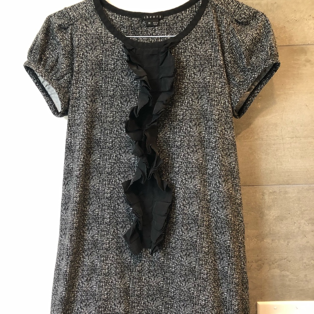 THEORY  ruffle tunic “Ginny” - approx 31” long